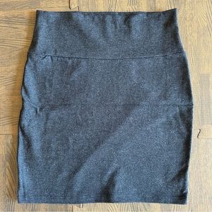 💥3/$17💥 | Charlotte Russe | Grey | High-Waisted Bodycon Mini Skirt | Size S